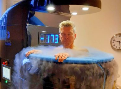 Duration of cryotherapy and temperature in cryosauna